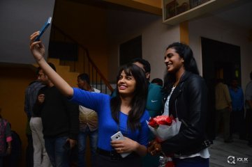 PV Sindhu Watched Ekkadiki Pothavu Chinnavada